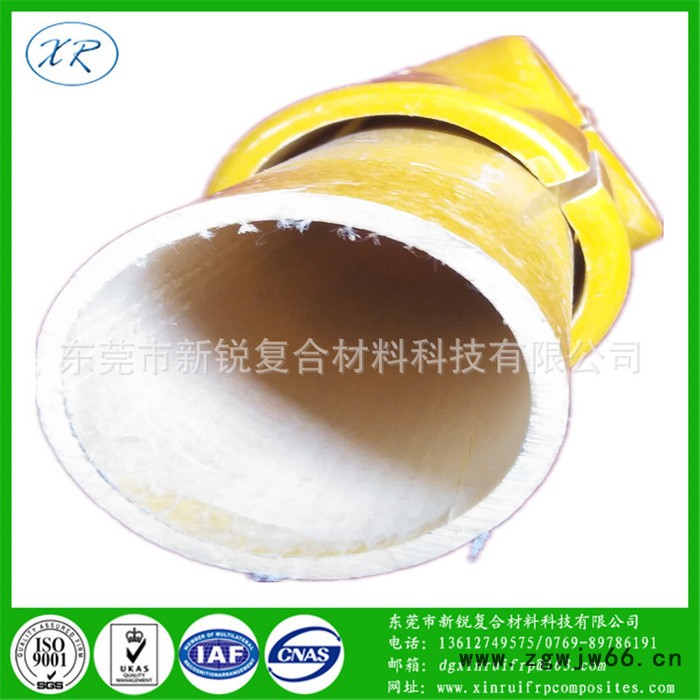 非金属管件配件 玻璃纤维管 50圆管套件规格齐全玻璃钢管 玻璃纤维圆管弯头接头直销图2