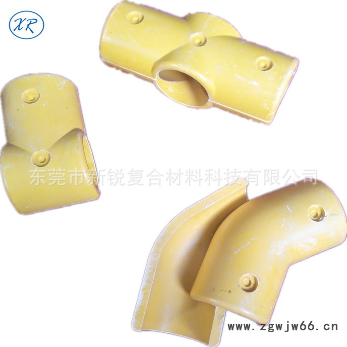 非金属管件配件 玻璃纤维管 50圆管套件规格齐全玻璃钢管 玻璃纤维圆管弯头接头直销图3