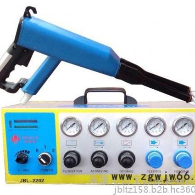 喷涂机**静电喷涂机 JBL-2202静电喷塑机配有快速式双管静电粉末喷枪 喷涂配件不锈钢材质 全国保修理 质量保证