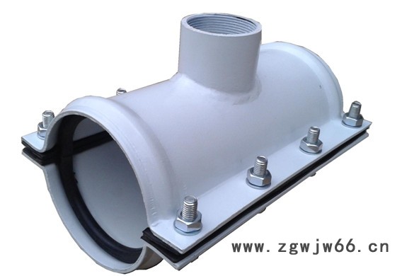 伸缩器厂家 钢塑管件 给水管件 塑管用钢塑丝口哈夫三通  抢修节 堵漏器图3