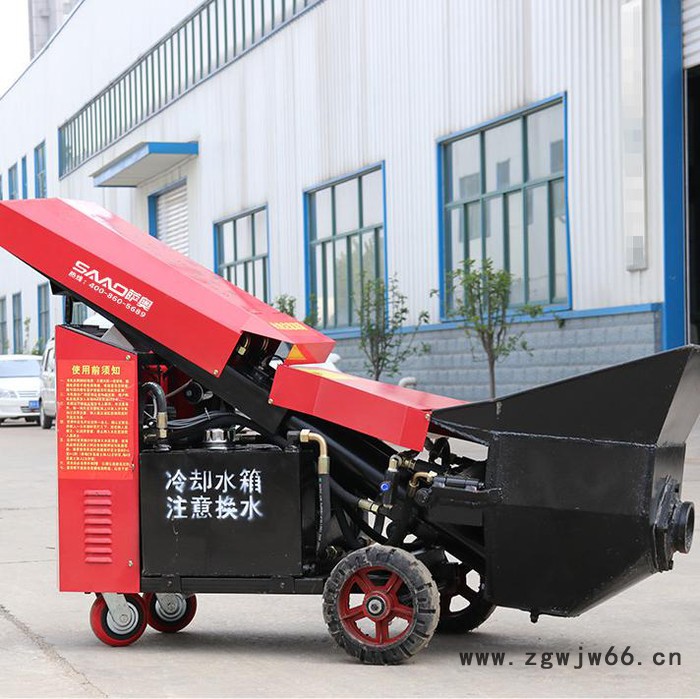 墙面喷涂机   砂浆喷涂机视频效果  萨奥喷涂机价格图6