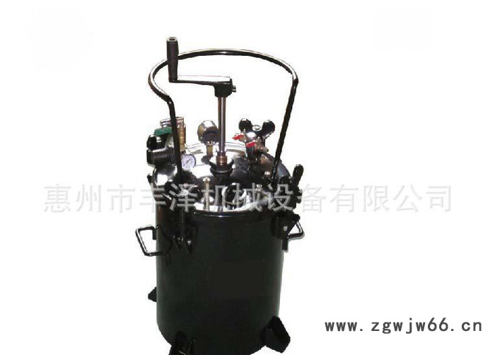 促销气动10L涂料压力桶/台湾原装喷枪/油墨搅拌机/手动搅拌压力桶