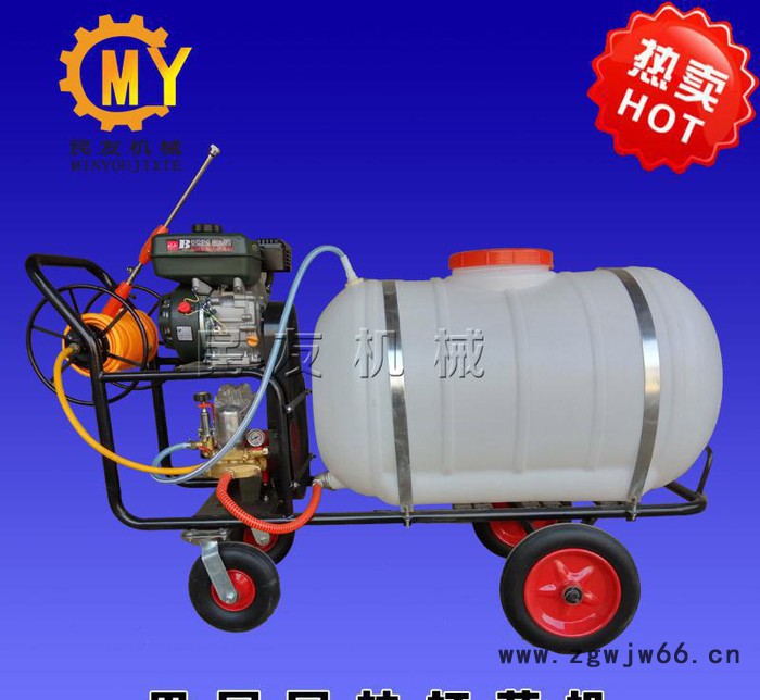100L 手推式打药机 果园 果园里打药的机子 长管的 高压喷枪图2