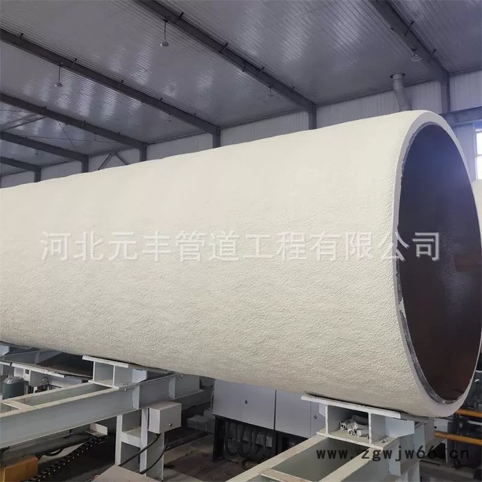 大口径聚氨酯喷涂缠绕保温管 预制直埋保温管 聚乙烯缠绕式供热保温管道图8