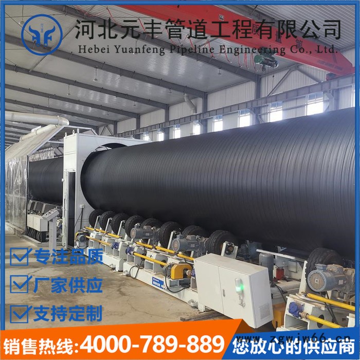 大口径聚氨酯喷涂缠绕保温管 预制直埋保温管 聚乙烯缠绕式供热保温管道图3