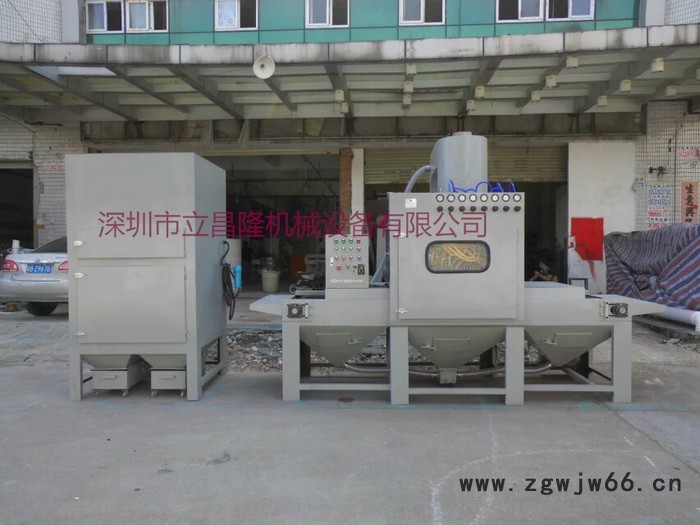 本公司供应立昌隆喷砂机LCL-1200SA-6把喷枪输送式自动喷砂机适用于手机壳笔记本电脑外壳充电宝外壳及其它产品喷砂。图6