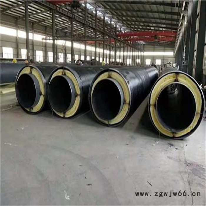 佳钢瑞恒管道支持定制 直埋式预制保温管 黑黄夹克保温管 保温管件图2