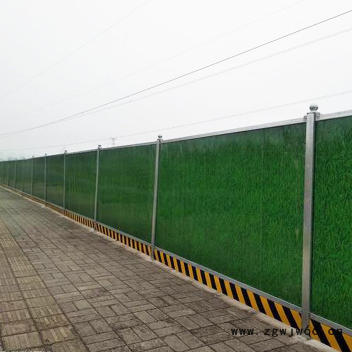 喷涂冲孔围挡 厂家现货 拓轩铁皮围挡 厦门围挡 铁皮围挡供货商图2