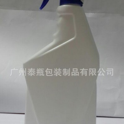 生产500ML玻璃水瓶喷枪胶瓶扁瓶油污净塑料i瓶化妆品瓶34