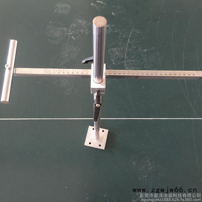 厂家批发涂装线带刻度镀鉻喷枪漆架 涂装线喷漆支架 可调节喷漆架图3