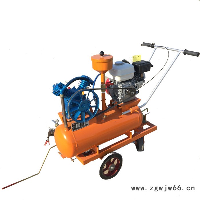 程煤底漆喷涂机 手扶式地面标线喷漆机 公路马路标线喷漆机图6