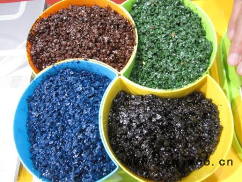 德广筑路设备生产供应 MMA彩色沥青 冷拌彩色沥青 透水混凝土材料 彩色沥青喷涂图4