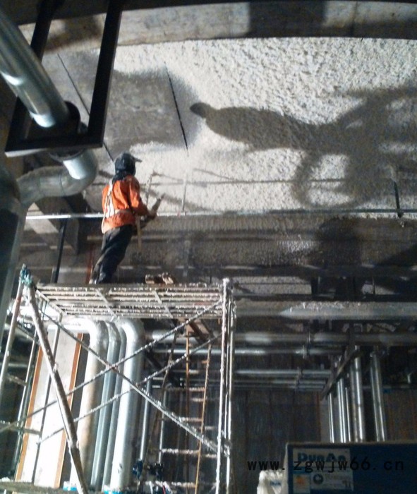 华美中天无机纤维喷涂保温吸音系统工程图4