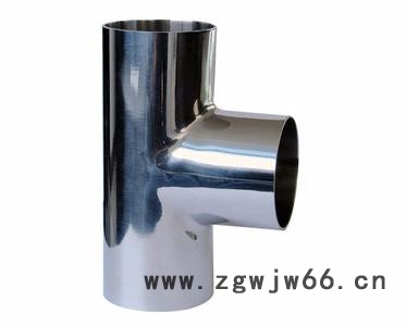 杰克龙  直销304 卫生食品级等径三通内外精抛镜面T型不锈钢焊接管件**图2