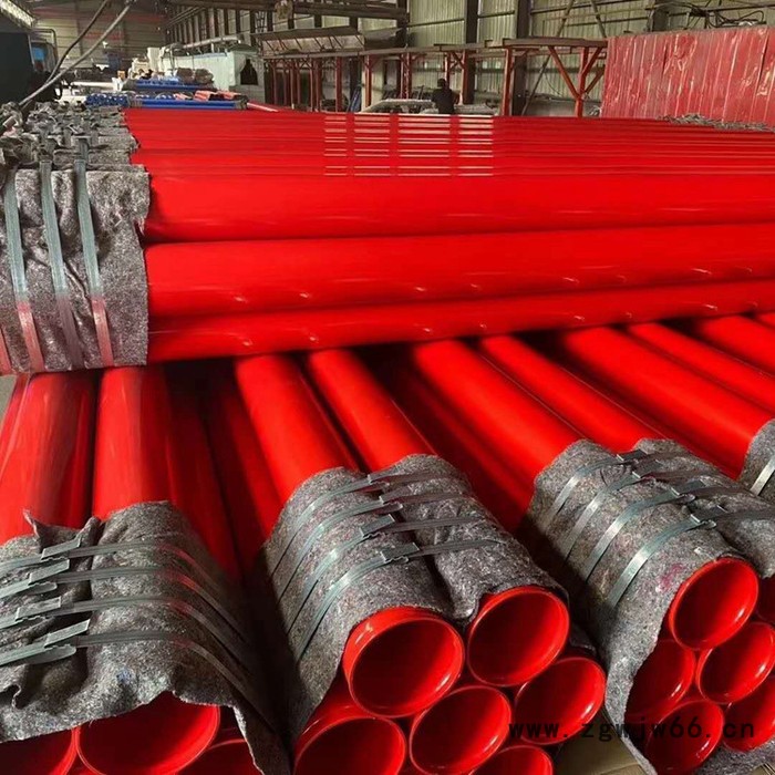 涂塑环氧复合钢管 冷热水输送用涂塑钢管浩迪管件厂家图2