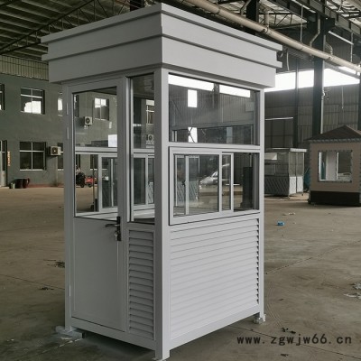 霸州岗亭厂家 碳钢喷涂岗亭 大兴岗亭 不锈钢岗亭 岗亭定制