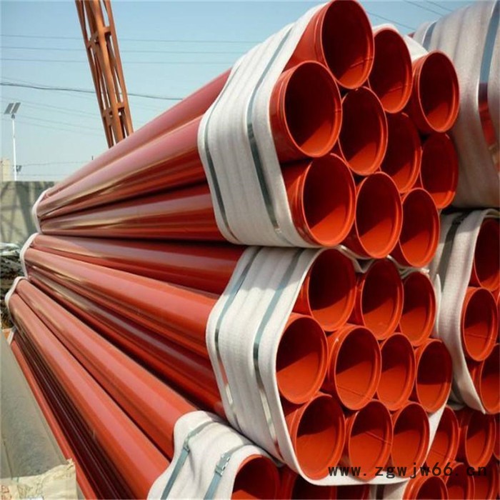 矿用双抗涂塑钢管 涂塑管厂-亿金-内外涂塑钢管管件-可定做图2