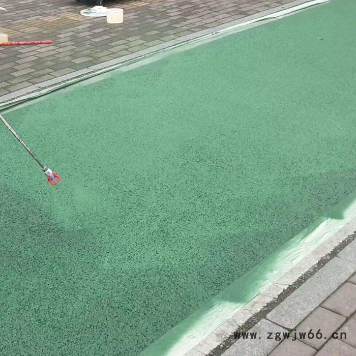 南京沥青路面改色 南京彩色路面喷涂 南京彩色路面 中创华美图7