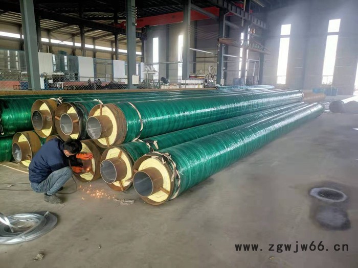 亿钢 钢套钢蒸汽保温管 聚氨酯保温管件 直埋式聚氨酯保温管 聚氨酯保温管道厂家 聚氨酯保温管生产厂家图4