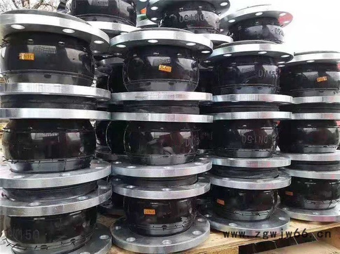 河北海浩孟村管件厂 供应可曲挠橡胶接头 法兰补偿器图2