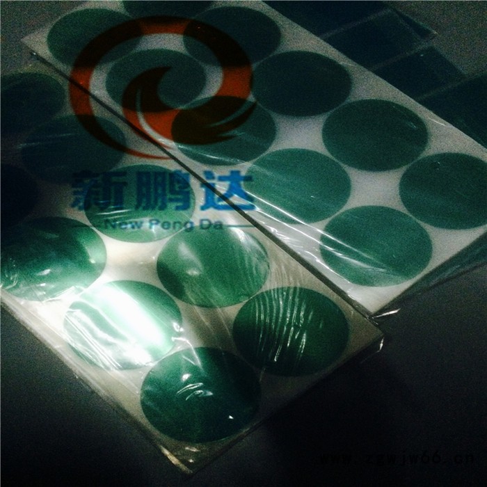 模切成型绿色高温贴纸喷涂遮蔽圆形胶贴pet绿色高温胶带XP-3317图7