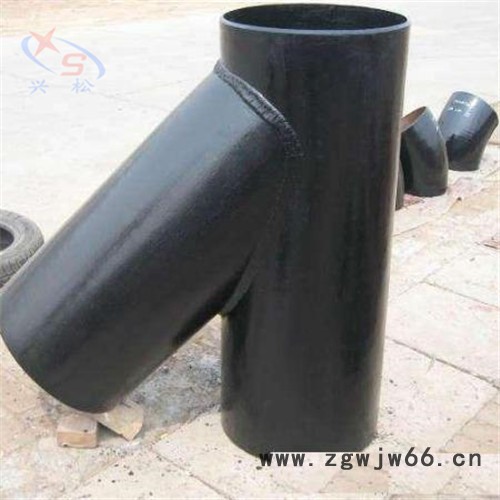 兴松防腐异径管 弯头 等径三通 异径三通管件厂家提供图2