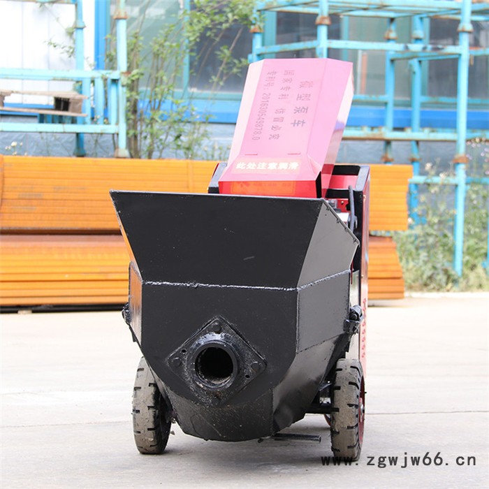 进口液压系统浇筑混凝土输送泵 移动方便砂浆喷涂设备图5