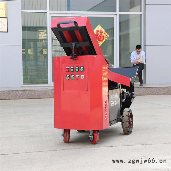 进口液压系统浇筑混凝土输送泵 移动方便砂浆喷涂设备图4