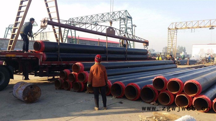 金星** 钢套钢蒸汽保温管黄夹克保温管 钢套钢保温弯管 各种保温管件图4