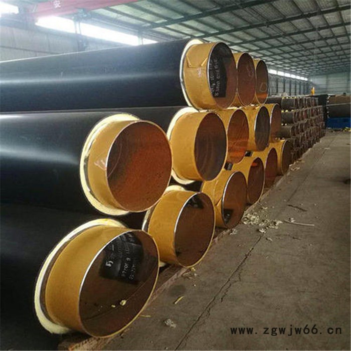 钢套钢预制直埋蒸汽保温管 钢套钢直埋蒸汽预制保温管永跃管件厂家图2