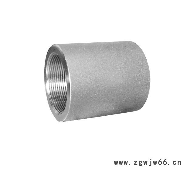 直供加厚高压管件锻造不锈钢316螺纹管箍内丝直通双外接头