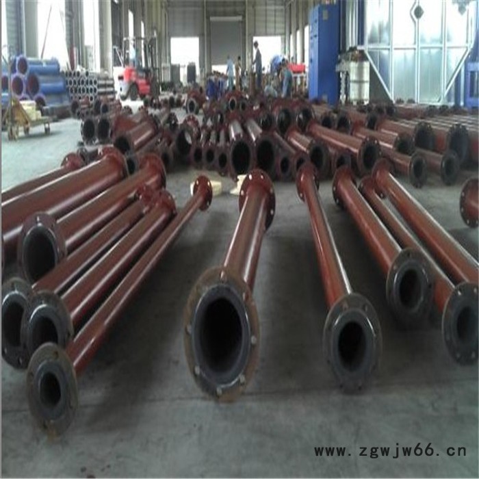 沧浩管件 工业用钢衬胶钢管厂家 DN200钢衬胶管道批发图3