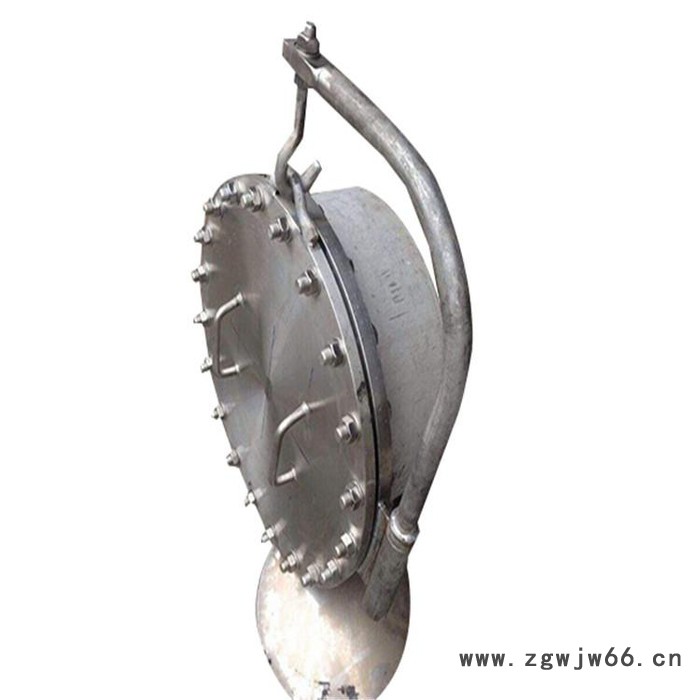 河北固元管件 生产垂直吊盖板式平焊法兰人孔图2