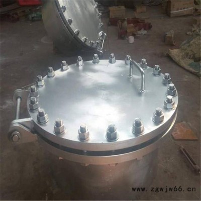 河北固元管件 生产垂直吊盖板式平焊法兰人孔