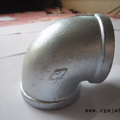 一诺 15-100弯头    玛钢水暖管件