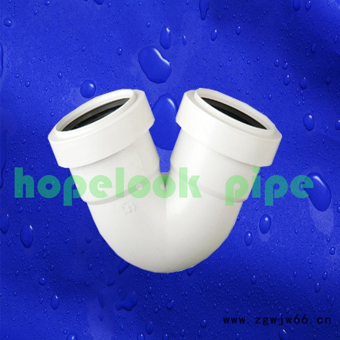 供应上海宏添聚丙烯管件 高温静音单承口存水弯dn50-dn200高温静音排水管件图2