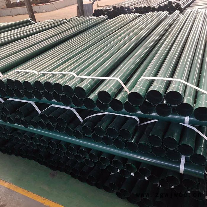 轩驰电力保护套管热浸塑钢管电力管 黑色耐腐蚀电力 管材管件图2