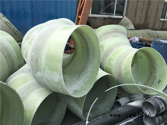 济宁 玻璃钢市政管道弯头 鸿硕玻璃钢化工管道弯头 玻璃钢管件图4