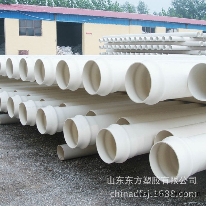 PVC-U给水管材管件 UPVC供水系统管材 定制硬PVC平口管材详情致电图3