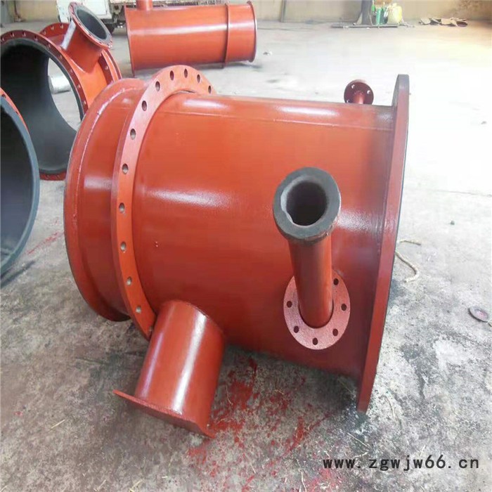 沧浩衬胶三通 化工厂用衬胶管件 衬胶三通生产厂家图5