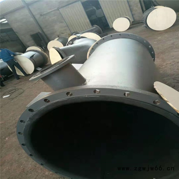 沧浩衬胶三通 化工厂用衬胶管件 衬胶三通生产厂家图3