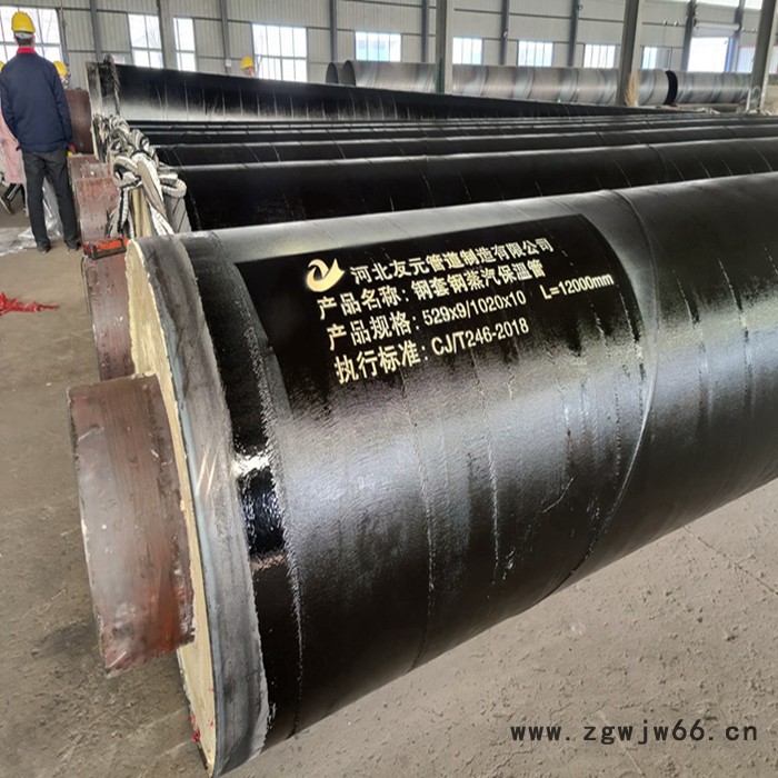 鑫友元 蒸汽保温管道 钢套钢蒸汽直埋保温管 及各种保温管件 来图定制图2