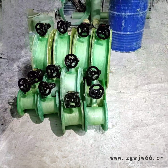 玻璃钢通风蝶阀 玻璃钢污水电缆管道 法兰管件通风应急管图2