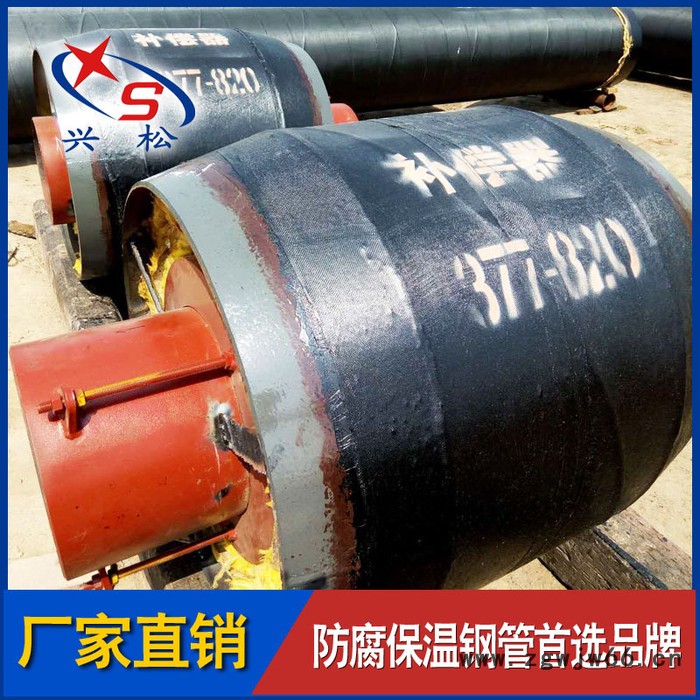 预制管件 直埋蒸汽管道配件 预制保温波纹补偿器 轴向型膨胀节图2