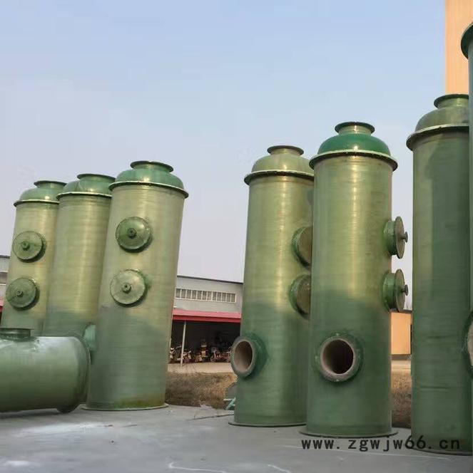玻璃钢砖厂脱硫塔 万诚 玻璃钢脱硫净化塔 锅窑炉烟气除尘器图2