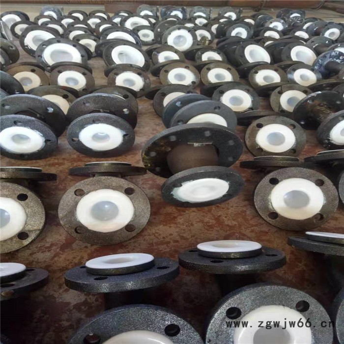 沧浩CHA-500钢衬胶管道 钢衬胶防腐设备污水处理用衬塑管件来图加工图2