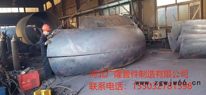 广隆专业生产DN600以上 大对焊管件,可图纸定制,各种规格,各种材质图2