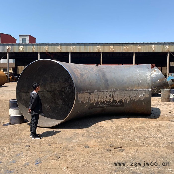 河北沧荣 大口径弯头 冲压管件 直角弯头 国标弯头 弯头生产厂家图3