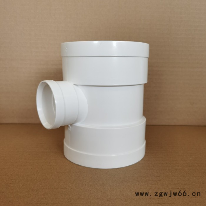 HDPE热熔承插式超静音排水管材管件顺水异径三通排水管道现货供应图4