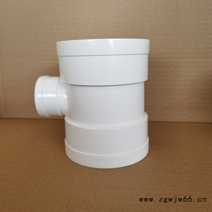 HDPE热熔承插式超静音排水管材管件顺水异径三通排水管道现货供应图2
